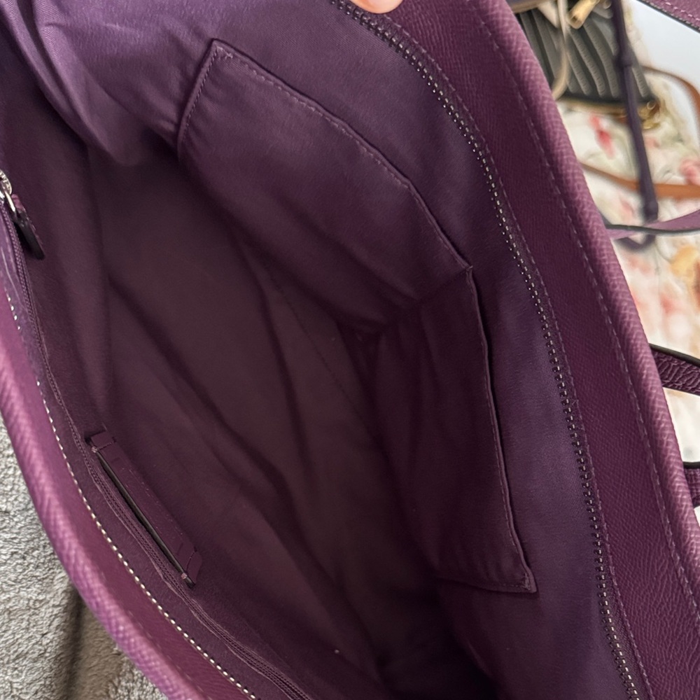 Coach Rich Purple Tote Bag - Picture 4 of 8